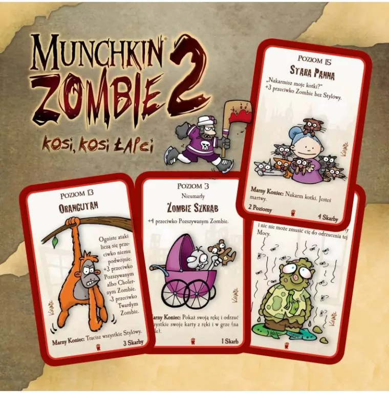 Munchkin Zombie 2. Kosi, Kosi Łapci - tantis.pl