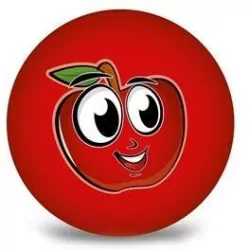 Piłka PVC 230MM - Jabłko