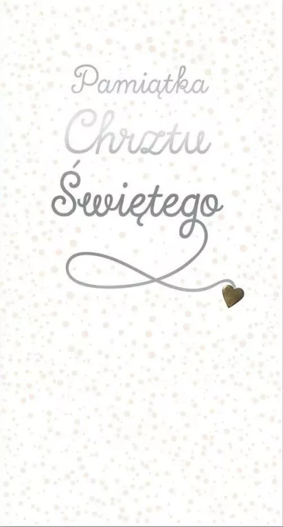 Karnet PM-167 Chrzest - tantis.pl