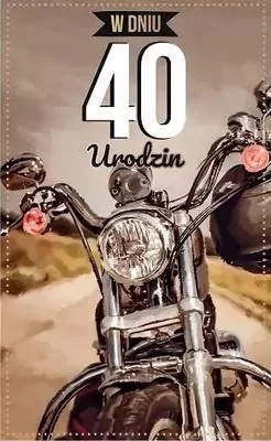 Kartka okolicznościowa. Urodziny 40 - tantis.pl