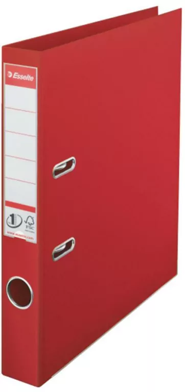 Esselte. Segregator A4/50, 811430, Czerwony - tantis.pl