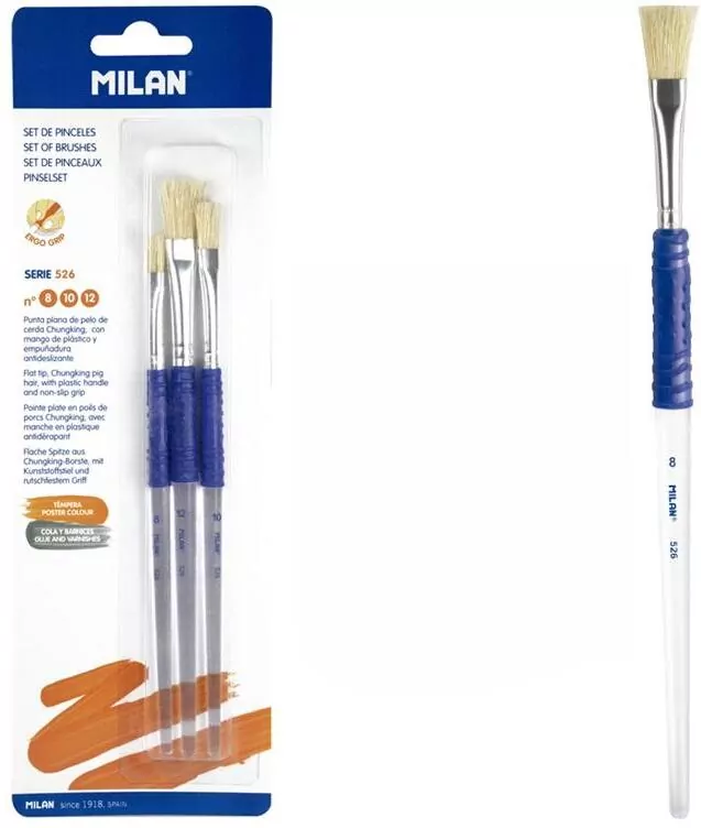 Pędzle nr 8,10,12 seria 526 MILAN - tantis.pl