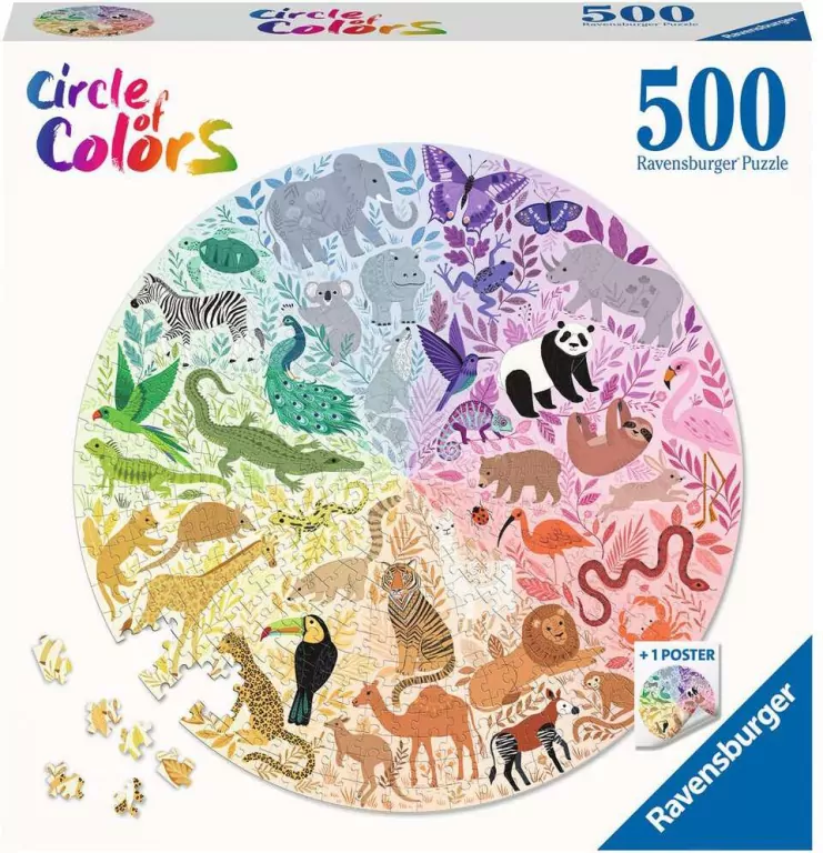 Puzzle 500. Zwierzęta - tantis.pl