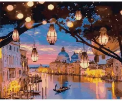 Malowanie po numerach. Romantyczna Wenecja