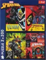 Puzzle 2x200 Dzień i noc Spidermana - tantis.pl