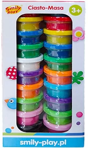 Ciasto-masa 20 kolorów 25g - tantis.pl