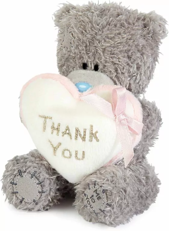 Miś - Thank You z sercem 11cm - tantis.pl
