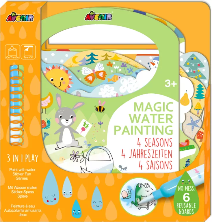 Magiczne wodne kolorowanie - 4 pory roku - tantis.pl