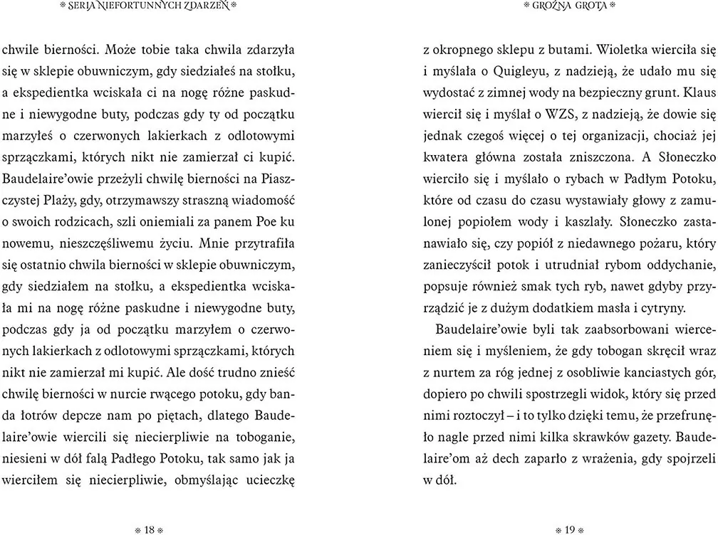 Groźna grota. Seria niefortunnych zdarzeń. Tom 11 - tantis.pl