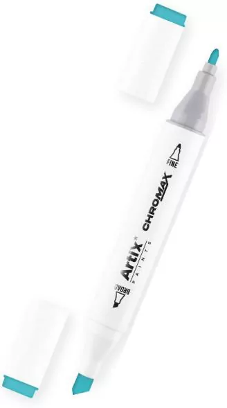 Marker Chromax z 2 końcówk. ice blue 65 - tantis.pl