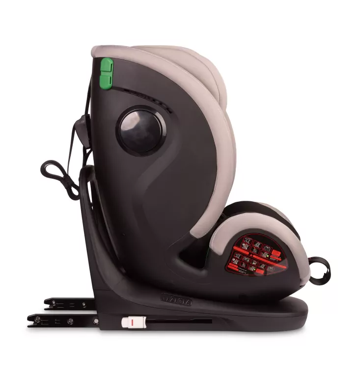 Caretero Fotelik Securo I-Size jasnoszary (40-150cm) - tantis.pl