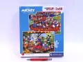 Clementoni. Puzzle 2x60. Super Kolor Mickey and friends - tantis.pl