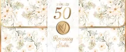 Karnet Rocznica Ślubu 50