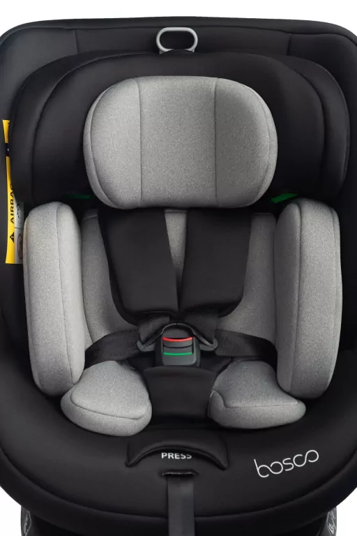 Caretero Fotelik Bosco czarny (40-150cm) - tantis.pl