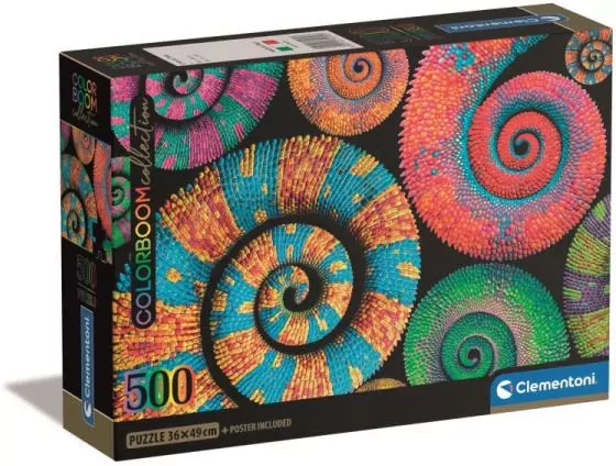 Puzzle 500 Compact Curly Tails - tantis.pl