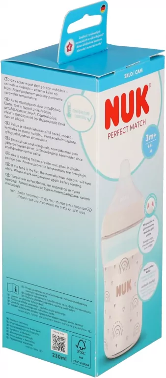 NUK BUTELKA SZKL 230ML PM SI M TECZA10212056 1/6 - tantis.pl