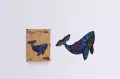 Puzzle drewniane eko 75. Potężny wieloryb - tantis.pl