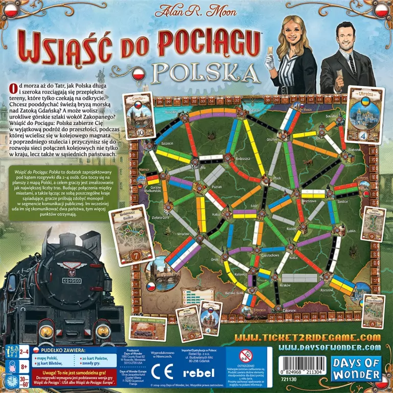 Wsiąść do pociągu: Kolekcja map 6.5: Polska - tantis.pl