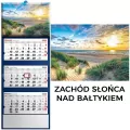 Kalendarz 2026 trójdzielny zachód słońca - tantis.pl