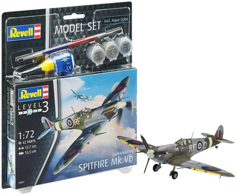 Revell. Spitfire MK.VB Model Set - tantis.pl