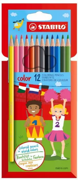 Kredki Color 12 kolorów STABILO - tantis.pl