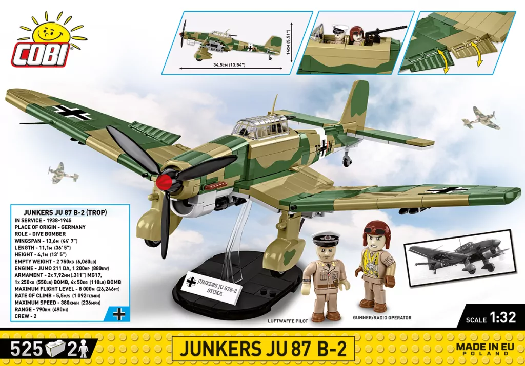 Junkers JU 87 B-2. Historical Collection WWII - tantis.pl