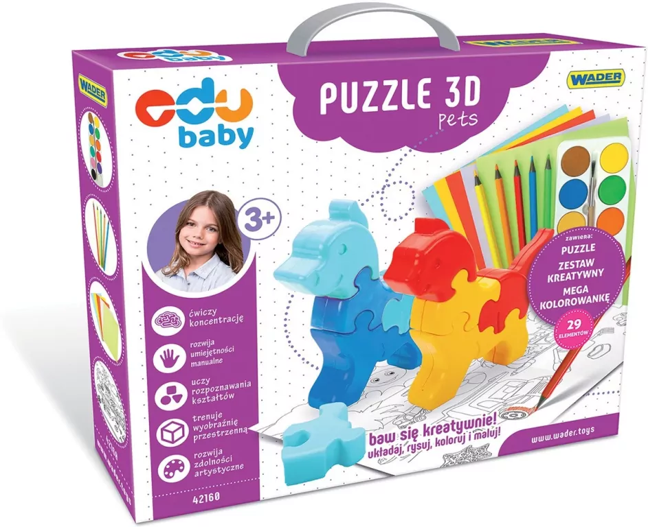 Puzzle Zoo 3D Pets - tantis.pl