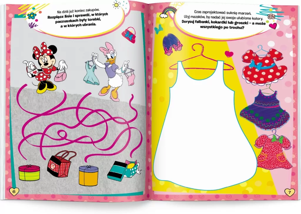 Minnie. 100 brokatowych naklejek - tantis.pl