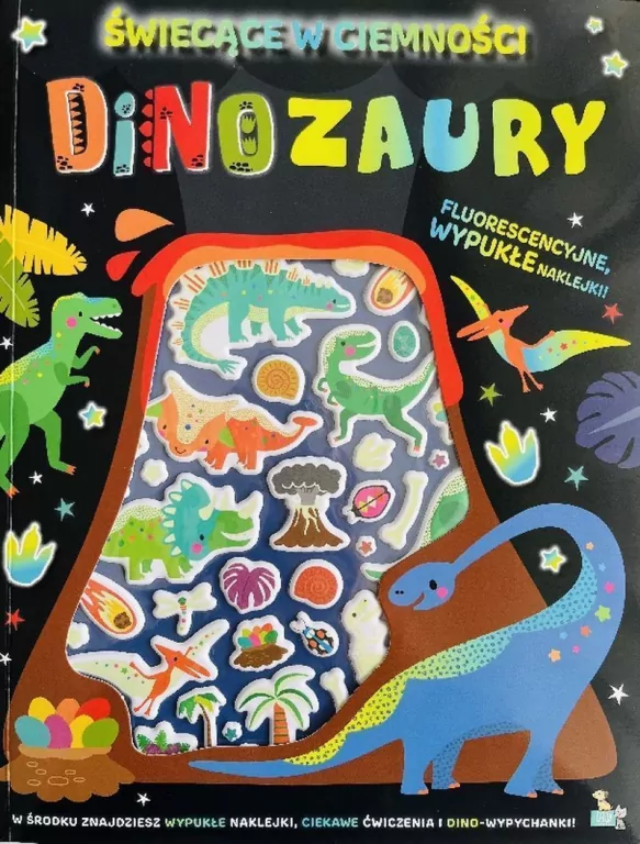 Naklejki świecące w ciemnościach. Dinozaury - tantis.pl