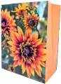 Torebka ozdobna matowa 18x23x10cm Kwiaty - tantis.pl