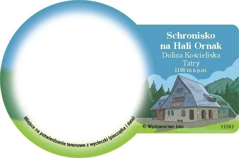 Magnes lodówkowy. Schronisko na Hali Ornak - tantis.pl