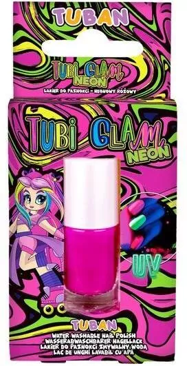 Lakier do paznokci. Tubi Glam. Różowy neon 5ml - tantis.pl