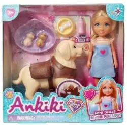 Lalka z pieskiem i akcesoriami MIX