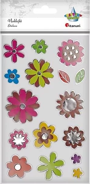 Naklejki foliowe kwiaty, mix - tantis.pl