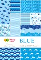 Blok z motywami A4/15ark. Blue - tantis.pl