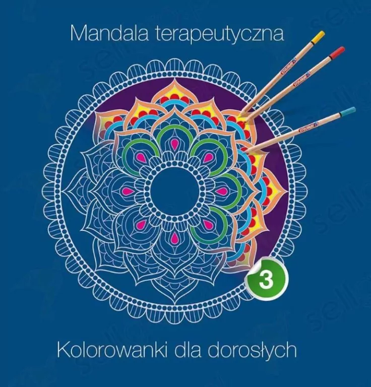 Mandala terapeutyczna 3. Kolorowanki dla dorosłych - tantis.pl