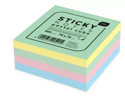 Karteczki samoprzylepne Pastel 75x75mm 300K