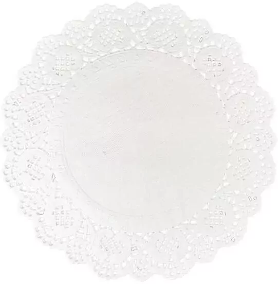 Serwetki dekoracyjne białe FSC śr. 20cm 12szt - tantis.pl