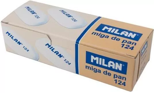 Gumka syntetyczna owalna (24szt) MILAN - tantis.pl
