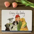 Podkładka pod talerz MT56 Crazy Dog Lady Psiara - tantis.pl