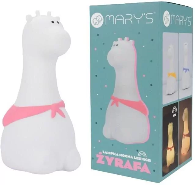 Lampka nocna LED RGB żyrafa - tantis.pl