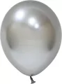 Balony lateksowe Chrome srebrne 25cm - tantis.pl