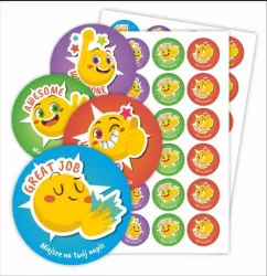 Naklejki motywacyjne - Angielskie emotki