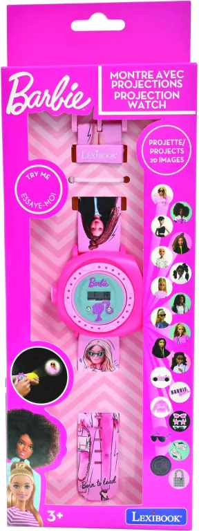 Barbie Zegarek cyfrowy z projektorem - tantis.pl
