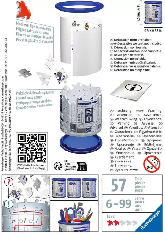 Ravensburger. Puzzle 54, 3D. Przybornik Star Wars - tantis.pl