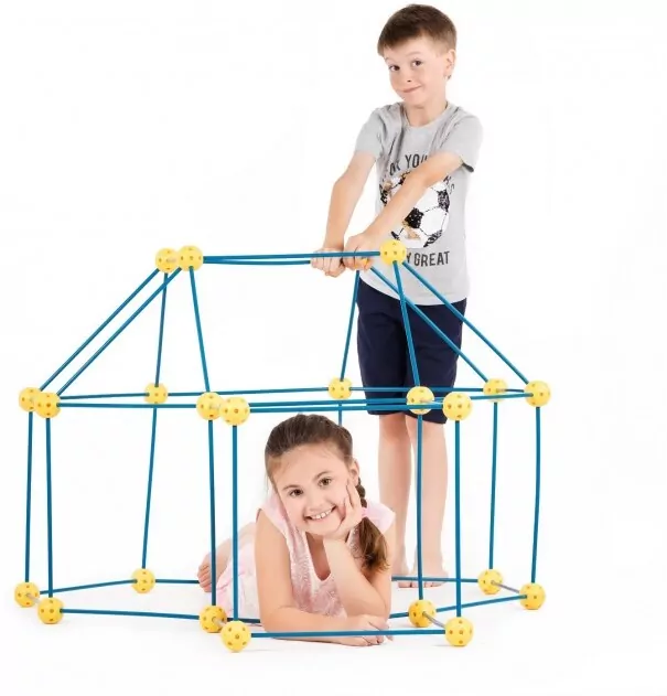 Zwariowany namiot. Żółto-niebieski - tantis.pl