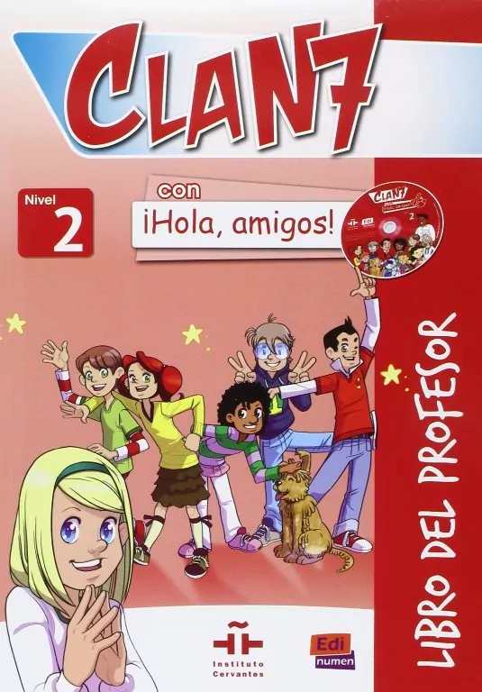 Clan 7 con Hola amigos 2 przewodnik metodyczny - tantis.pl