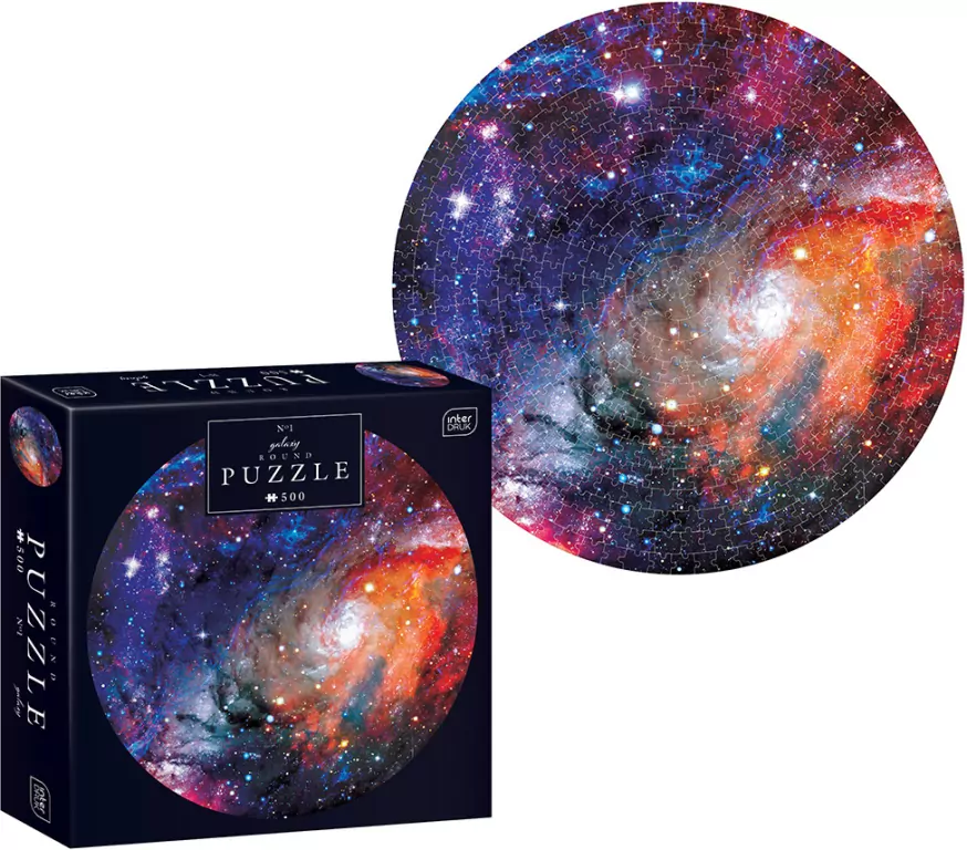 Puzzle 500 Round Galaxy 1 - tantis.pl