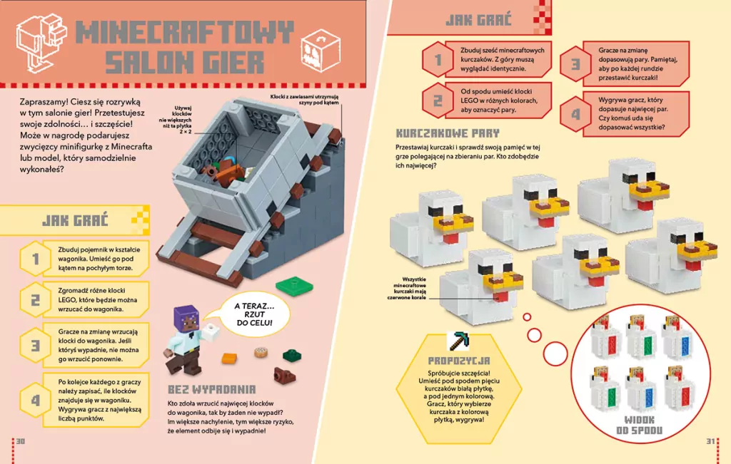 LEGO Minecraft. Księga gier - tantis.pl