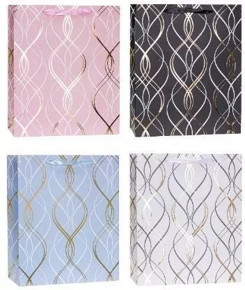 Torebka ozdobna TG 18x23x10cm mix ROZETTE - tantis.pl